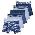 thumbnail image 1 of Boys Tek Gear 5-Pack Athletic Boxer Briefs Color: Navy Tek Size: 14-16, 1 of 3