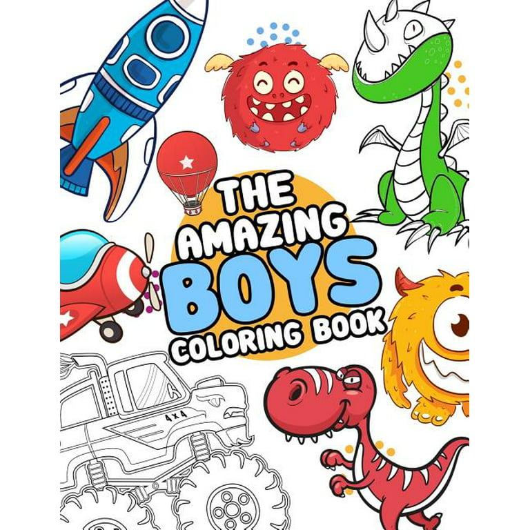 The Ultimate Coloring Book: For Kids Ages 4-8 (60 Awesome Designs to Color!)