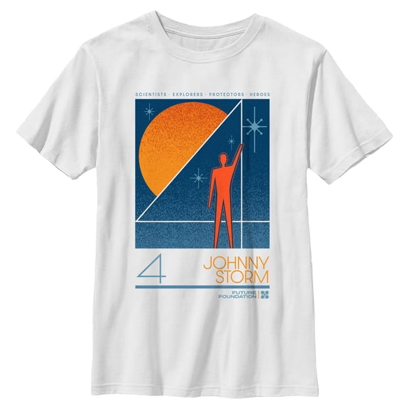 Boys The Fantastic Four: First Steps Future Foundation Johnny Storm T Shirt