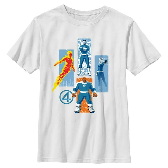 Boys The Fantastic Four: First Steps Hero Pose T Shirt