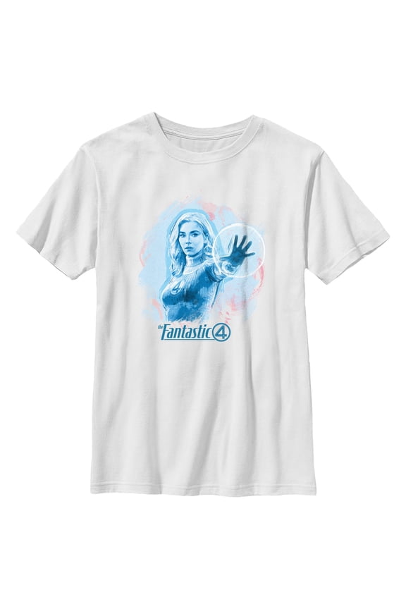 Boys The Fantastic Four: First Steps Invisible Woman Portrait T Shirt