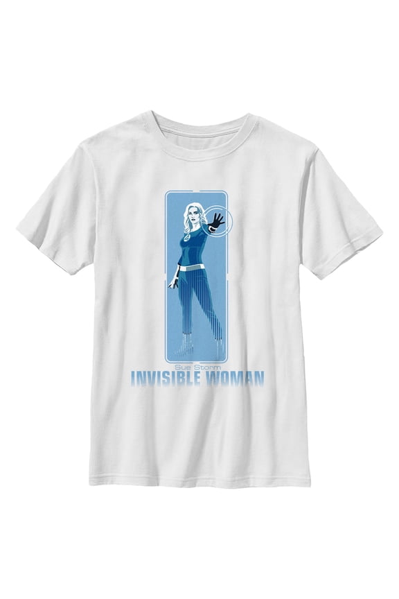 Boys The Fantastic Four: First Steps Invisible Woman Pose T Shirt