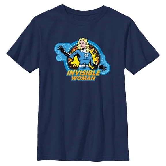Boys The Fantastic Four: First Steps Invisible Woman Power in Action T Shirt