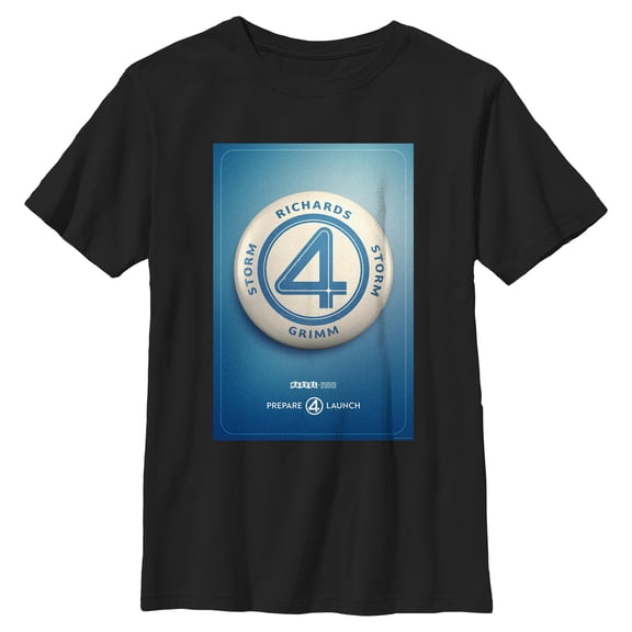 Boys The Fantastic Four: First Steps Prepare 4 Launch T Shirt