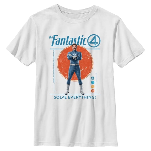 Boys The Fantastic Four: First Steps Reed Richards Solve Everything T Shirt