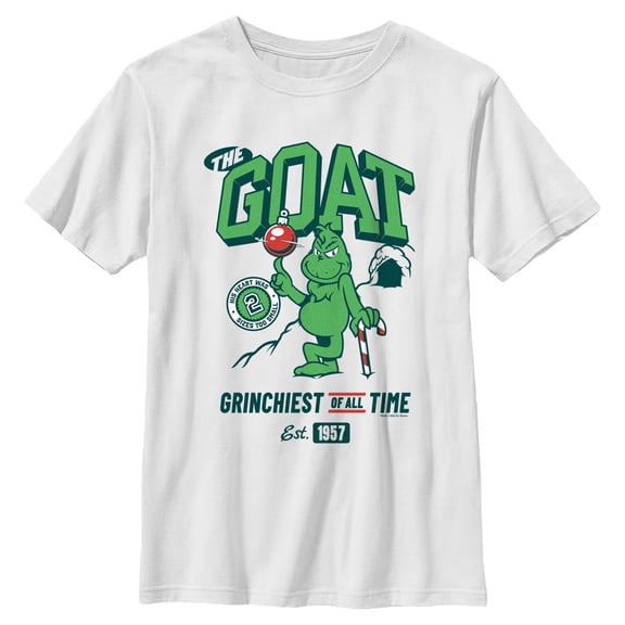 Boys The Grinch The Goat Grinchiest of All Time Est. 1957 T Shirt
