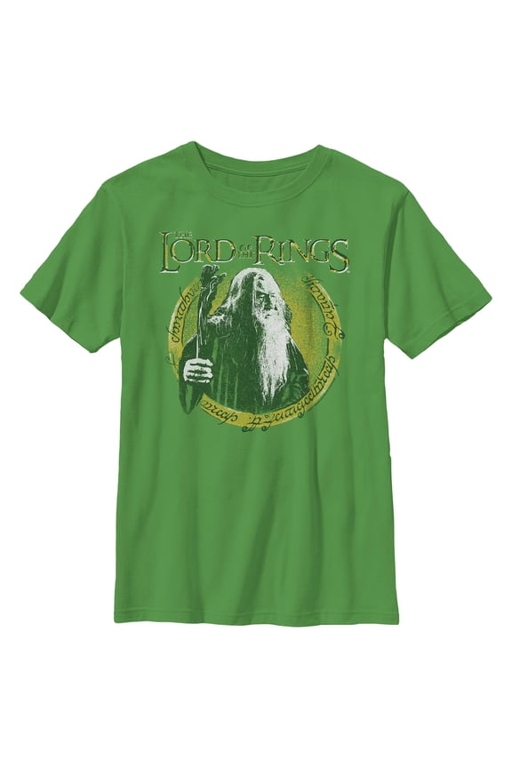 Boys The Lord of the Rings Fellowship of the Ring Gandalf Ring T Shirt