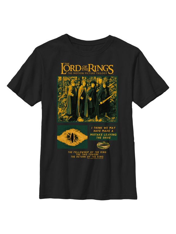 Boys The Lord of the Rings The Hobbits Leaving the Shire T Shirt