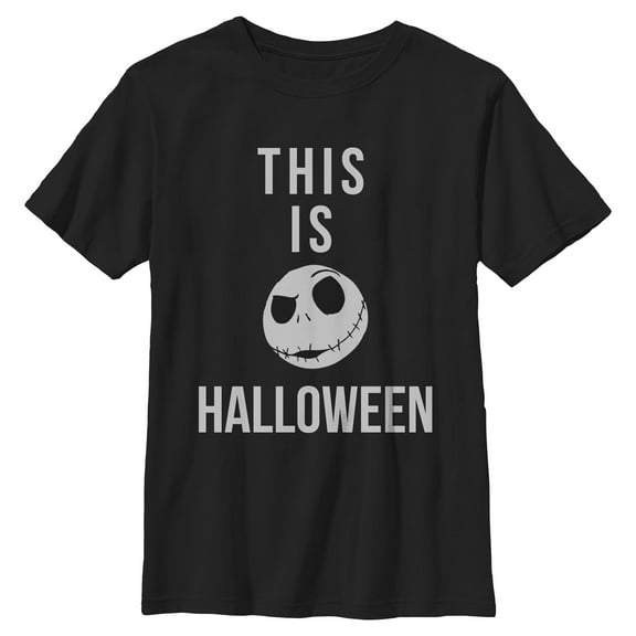 Boys The Nightmare Before Christmas Jack This is Halloween T Shirt