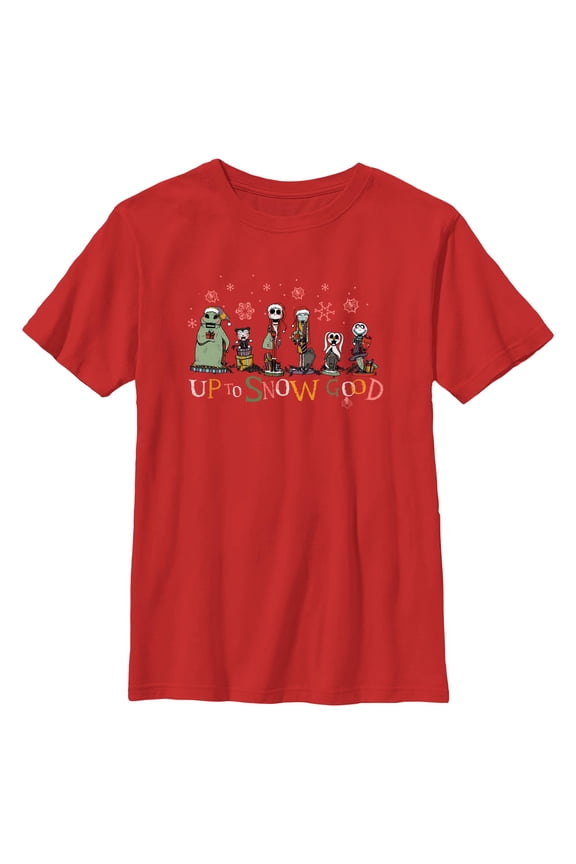 Boys The Nightmare Before Christmas Up to Snow Good Characters T Shirt