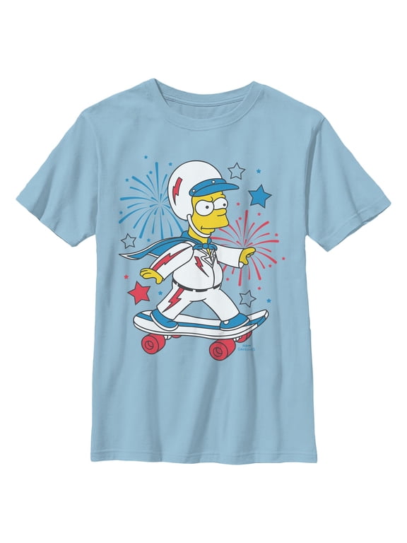 Boys The Simpsons Festive Bart T Shirt