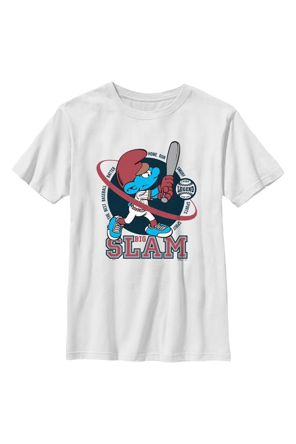 Boys The Smurfs Legend Big Slam T Shirt