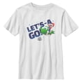 thumbnail image 1 of Boys The Super Mario Galaxy Movie Yoshi Ride Let's A Go T Shirt, 1 of 5