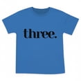 thumbnail image 1 of Boys Three Year Old Birthday Tshirts for Third Bday Party for 3 Year Old Toddler in Blue, 1 of 3