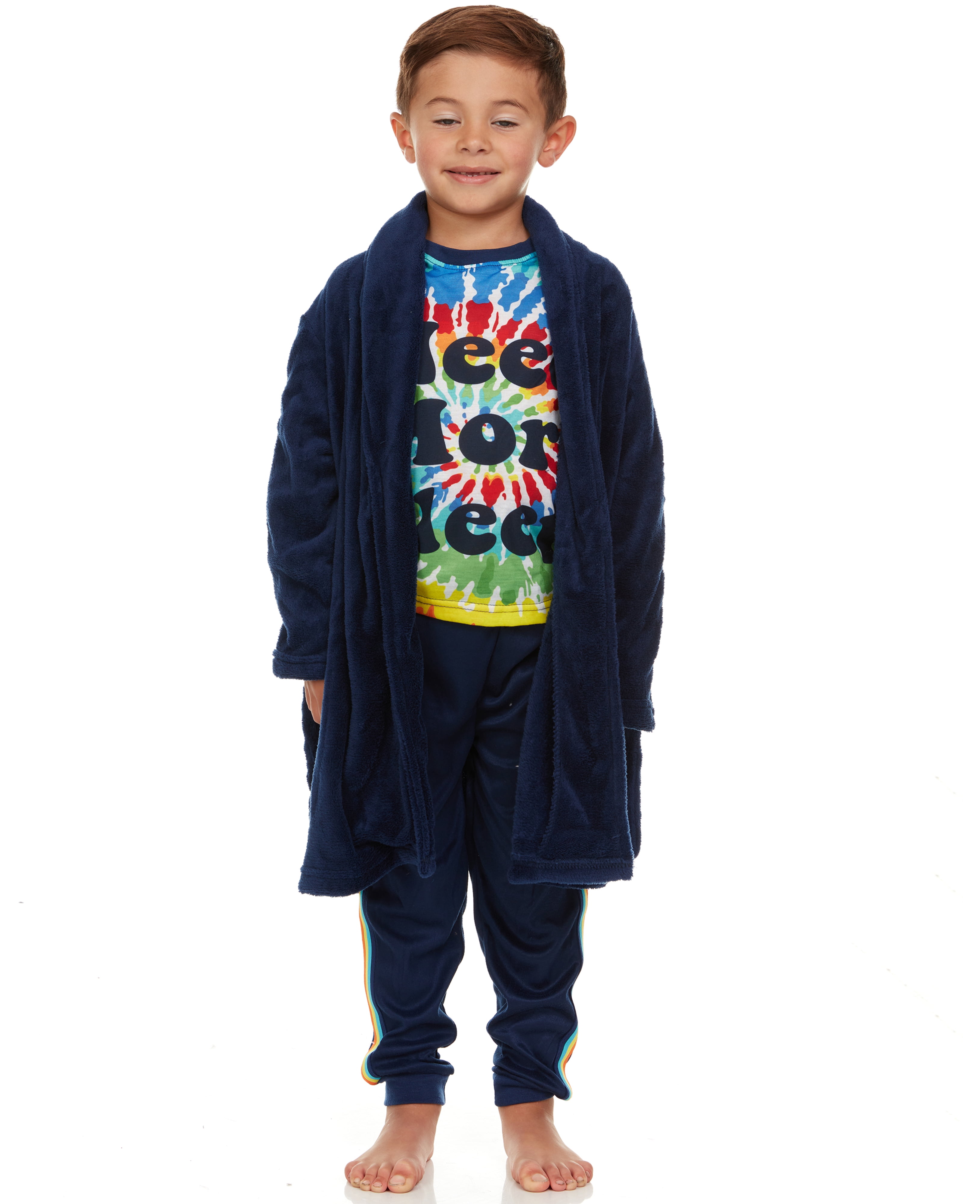 Boys & Toddler 3Piece Pajama Set Long Sleeve Top, Pajama and Bonus