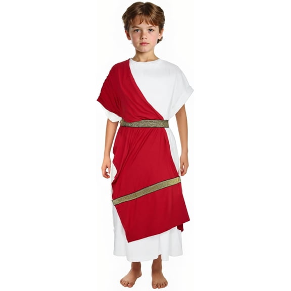 Boys Toga Costume Kids Greek God Roman Party Children's Cosplay