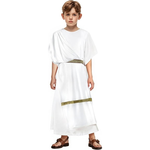 Boys Toga Costume Kids Greek God Roman Party Children's Cosplay
