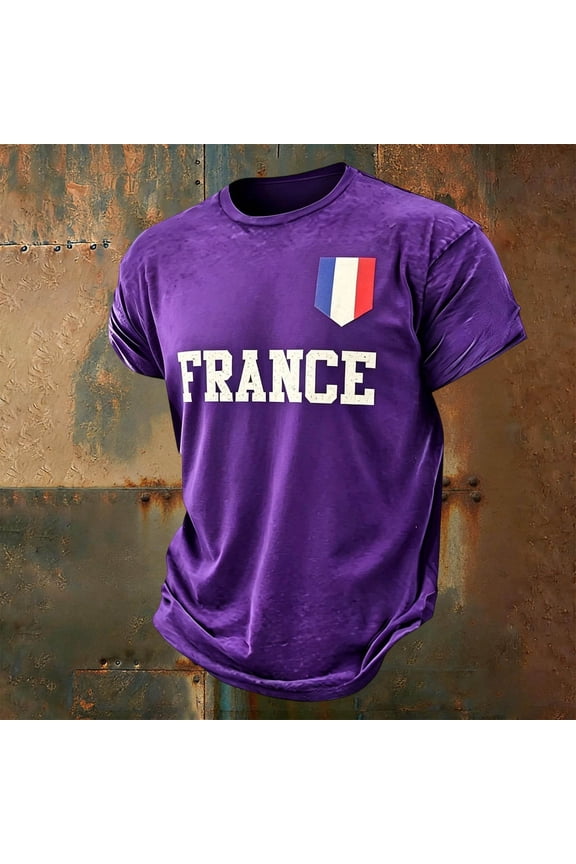 Boys Top Graphic Tees With Prints Casual Shirts For Children Youth Stylish Everyday Wear, 12-13 Years, Purple