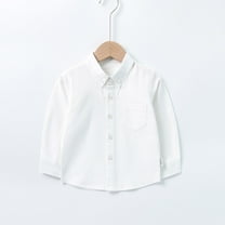 Boys Tops Button Down Shirts for Kids Toddler Stylish Western Outfit Comfortable Long Sleeve Casual Wear for Boys Everyday Fashionable Attire