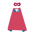 thumbnail image 1 of Boys Tops - Kids Summer Cloak Cape for Daily Casual Wear DIY Doodle Performance Cape for Ages 3-14 Suitable for School Home Outdoor Activities Loose Fit, 70, Light Blue, 1 of 2