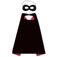 thumbnail image 1 of Boys Tops Performance Cape for Everyday Play and DIY Doodle - Summer Cloak Top for Ages 3-14 Casual Everyday Wear Unisex Design Lightweight Performance Garment, 110, Watermelon Red, 1 of 2