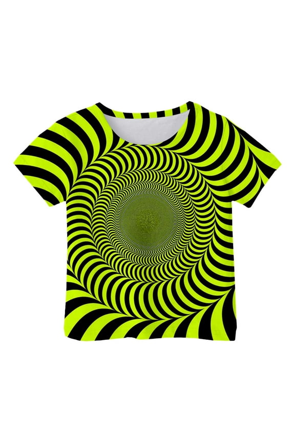 Boys' Tops, Tees & Shirts Toddler Girls Fashion 3D Prints Trendy Kid Kid Funny Youth Boys Clothes