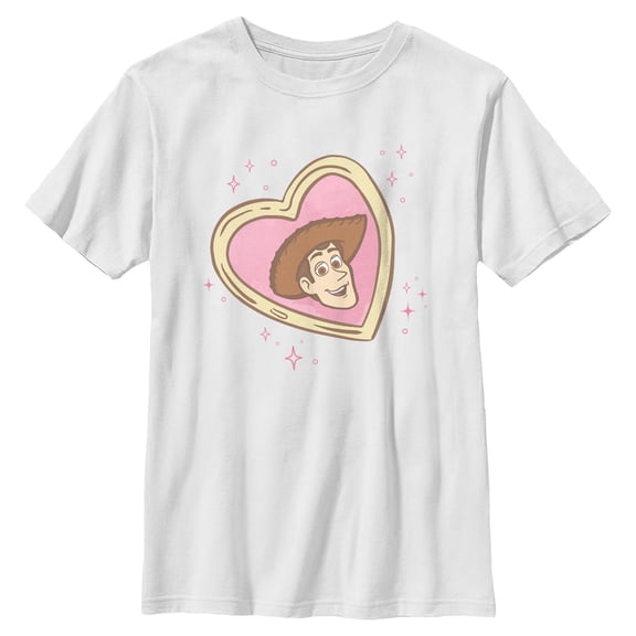 Boys Toy Story Woody Heart Locket T Shirt