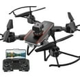 thumbnail image 1 of Boys Toys 10-16 Years Old, Drone with 4K HD FPV Camera Remote Control Toys Gifts for Boys Girls with Altitude Hold Headless Mode Start Speed Adjustment Gray, Black, One Size, 1 of 9