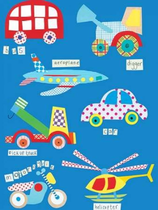 Boys Toys Canvas Art - Rachel Taylor (18 x 24)