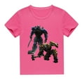 thumbnail image 1 of Boys Transformers Cotton Short Sleeve T-shirt Kids Casual Summer Breathable Crew Neck T-shirt, 1 of 2