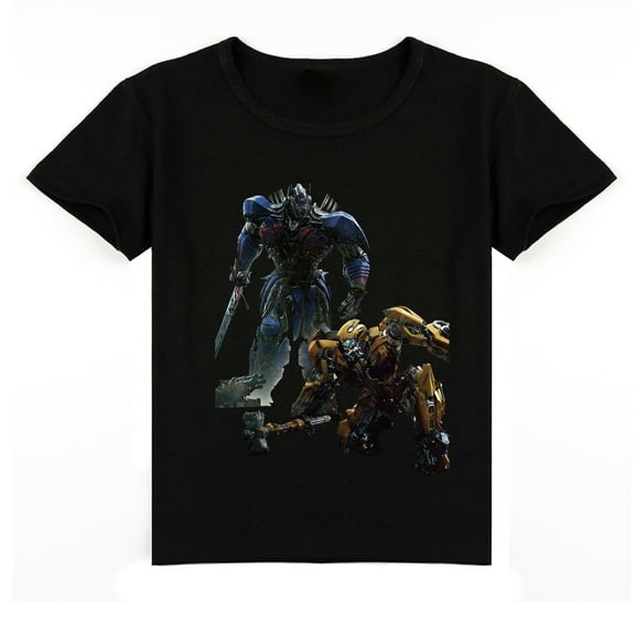 Boys Transformers Cotton Short Sleeve T-shirt Kids Casual Summer Breathable Crew Neck T-shirt