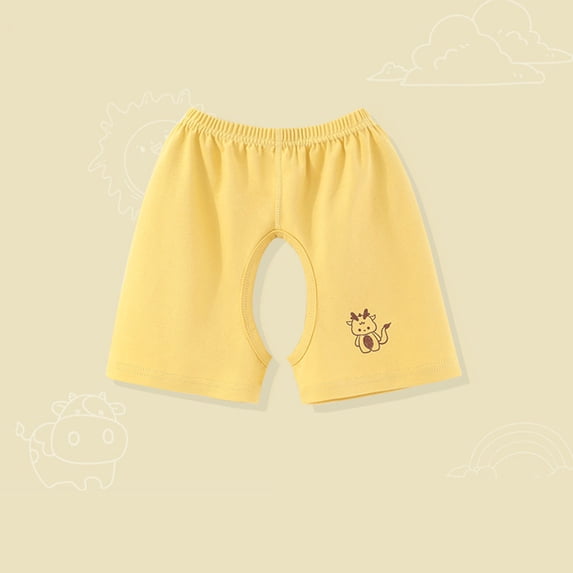 Boys Trousers Straight Leg Fit Wide Leg Skater Pants Casual Pants for Teen Boys Spring Fashion 2026 (Yellow,6-12 Months)