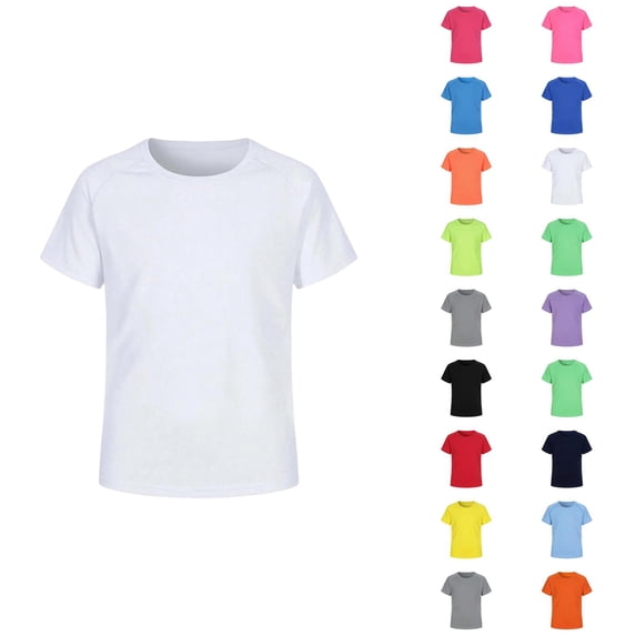 Boys Tshirt Short Sleeve Beach Swimwear Lightweight Kids Outdoor Casual Summer Top