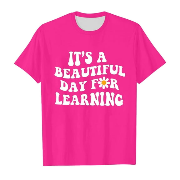 Boys Tshirts 100th Day of School Shirt Crewneck Short Sleeve Boys Graphic Tees Kids Clothes Boys for Kids 120
