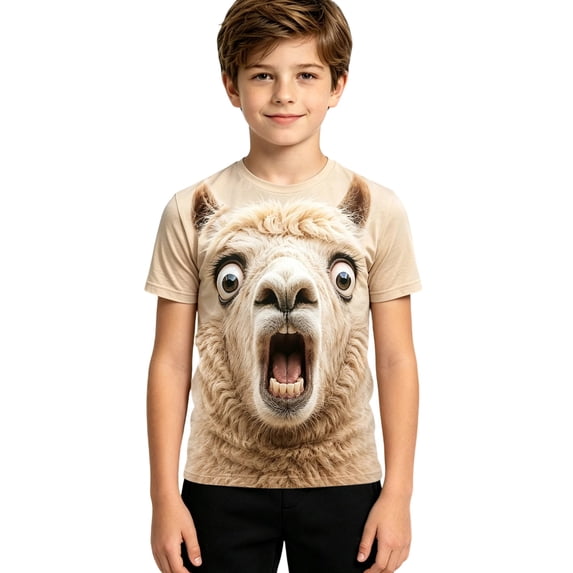 Boys Tshirts Lightweight Short Sleeve Stylish Print Crewneck Tee for Everyday Wear Boys' Tops Tees Shirts 3 Years-4 Years