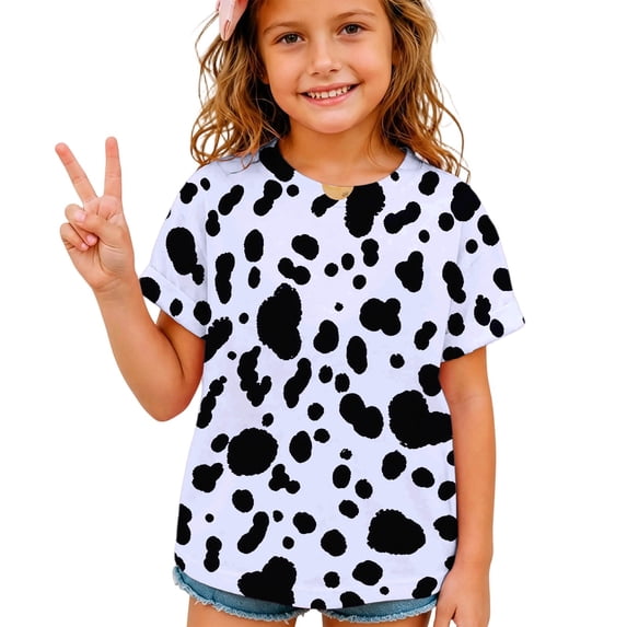 Boys Tshirts Loose Fit Short Sleeve Graphic Print Breathable Crewneck Top for Casual Wear Boys' Tops Tees Shirts 2 Years-3 Years
