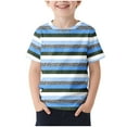 thumbnail image 1 of Boys Tshirts Summer Printed Short Sleeve Shirt Crewneck Casual Basic Tee Tops Clothes for Kids Size 2-13, 1 of 4