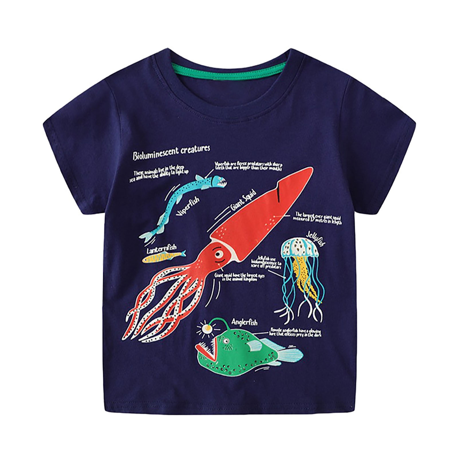 Boys Cartoon Printed Short Sleeve Shirt main image 0