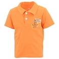 thumbnail image 1 of Boys Turkey Gobble Thanksgiving Collared Polo T Shirt (12Y, Orange), 1 of 5