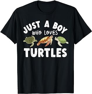 Boys Turtle, Boys Pet Turtle, Boys Funny Turtle T-Shirt - Walmart