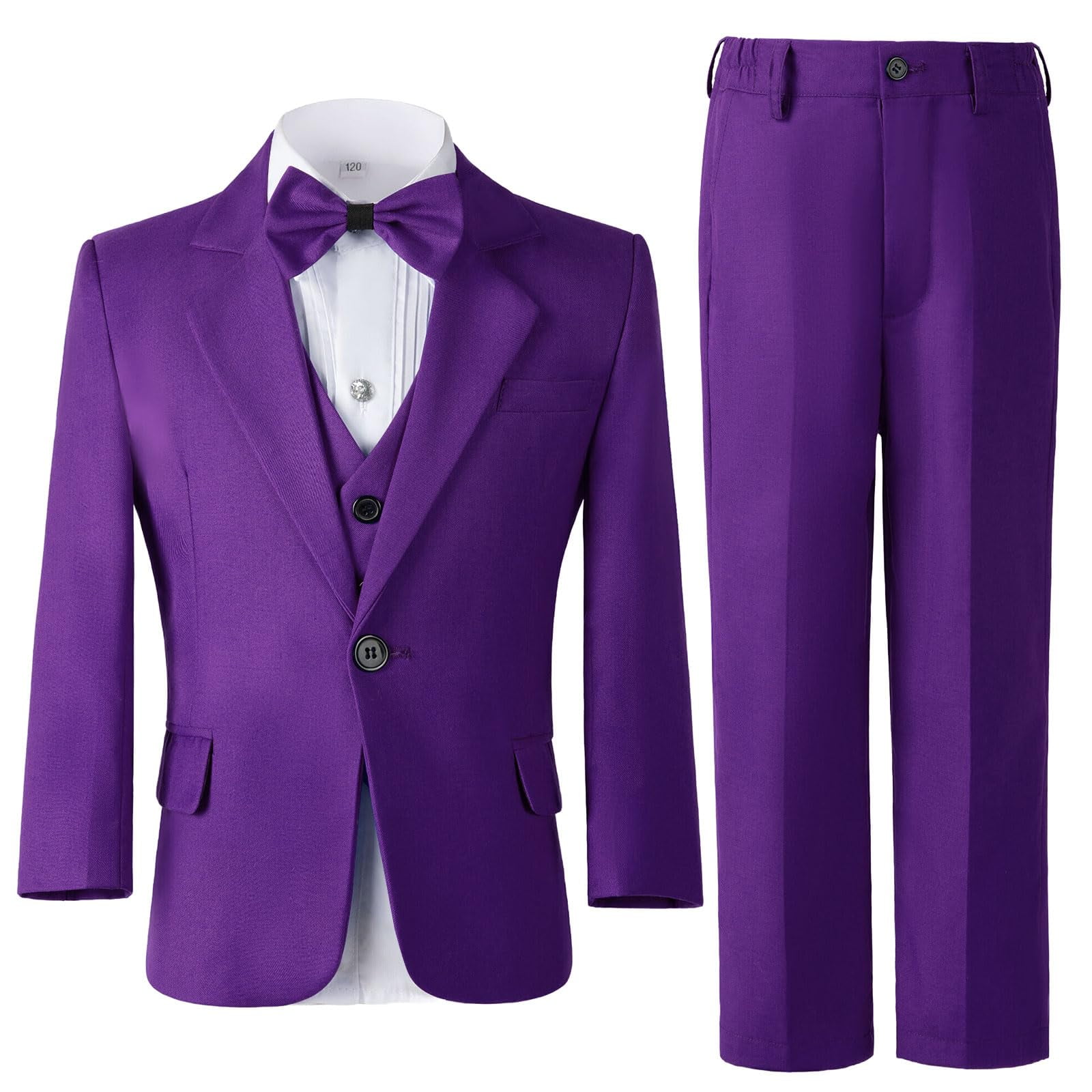 Boys Tuxedo Suit 5 Piece Kids Tuxedo Suit for Boys Formal Suit