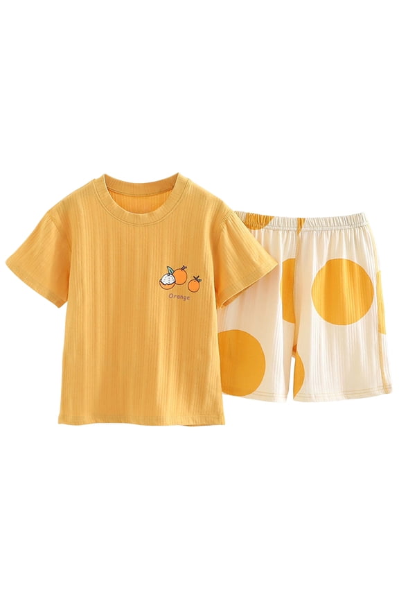 Boys Two Piece Outfit Summer Boys' Tee and Shorts Set, 2-Piece, Sizes 4-18 & Husky