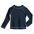 thumbnail image 1 of Made in USA Boys UPF 50+ Long Sleeve Rashguard | Navy Blue, 1 of 5