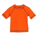 thumbnail image 1 of Made in USA Boys UPF 50+ Short Sleeve Rashguard | Orange, 1 of 5
