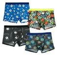 thumbnail image 1 of Boys Underwear, 4 Pack Kids Boxer Shorts Boys Youth Soft Cooling Boxers 8-14 Years, 1 of 5
