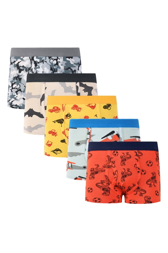 Boys Underwear Boys' Modern Cotton Assorted Briefs Underwear,Orange