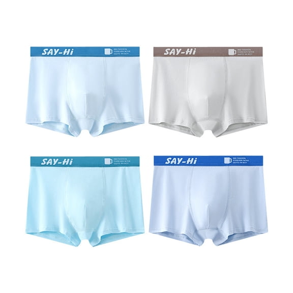 Boys Underwear Boys Underwear For Adolescents Growth Classic Style For And Preteens Comfortable And Breathable Design For Daily Wear Toddler Boys Underwear, Color:Clear, Size:9-12 Years