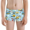 Boys Underwear, Building Truck Comfort Cotton Breathable Boy's