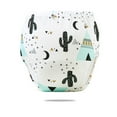 thumbnail image 1 of Boys' Underwear Cartoon Print Pull on Training Underwear Stretchy Waist Absorbent Leak Proof Soft for Potty Training Washable Reusable Underwear for Girls F 12 Months-24 Months, 1 of 2