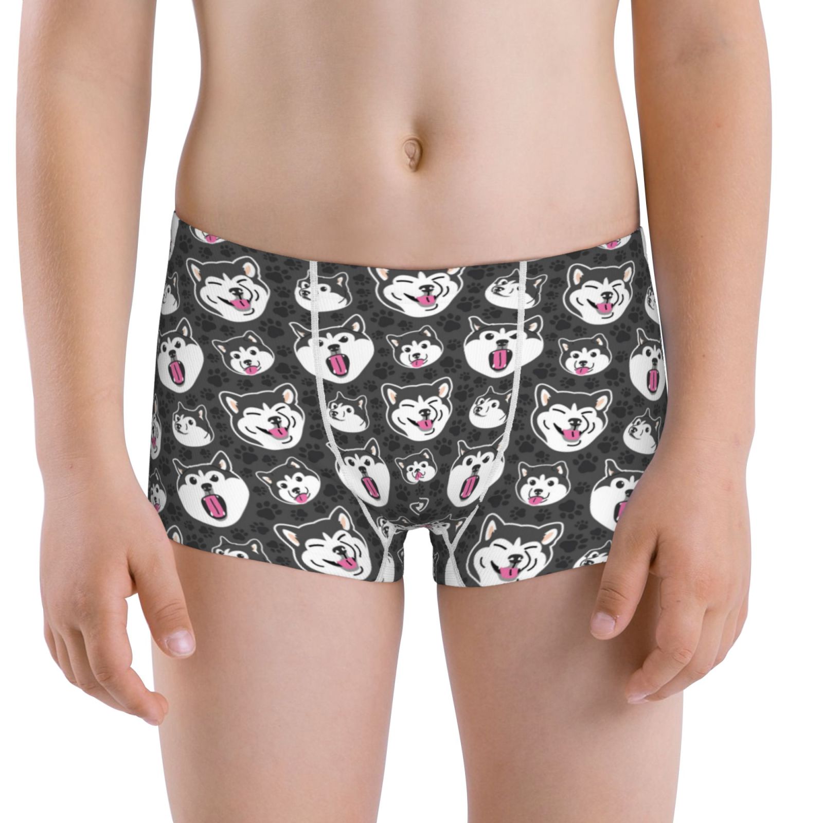 Boys Underwear, HUSKY Face Comfort Cotton Breathable Boy's Underwear